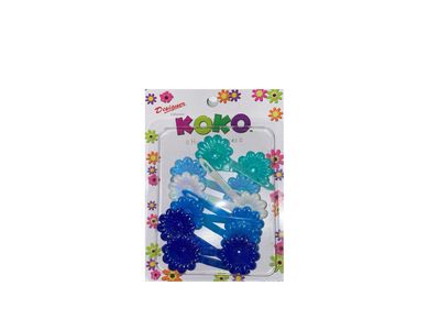Barrettes Daisy Blue &amp; White Mix -248