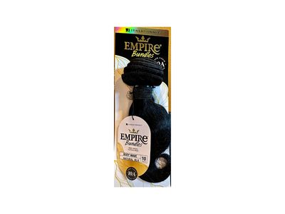 Sensationnel Virgin Human Hair Weave Empire Bundle 10A Body Wave 10"-Natural blk