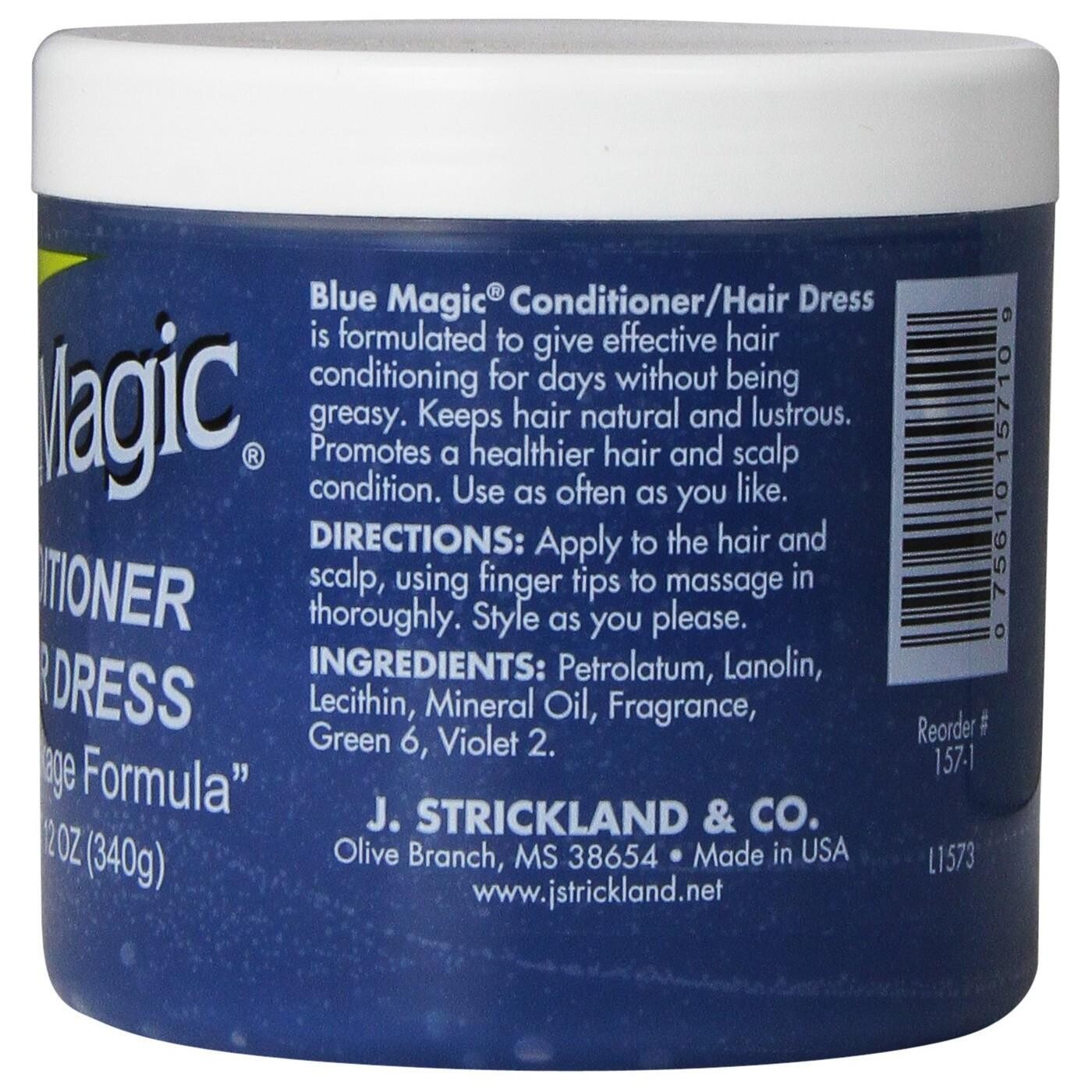 Blue Magic Conditioner Hair Dress, Original 12oz