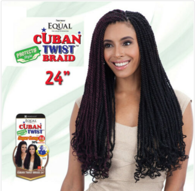 Equal Cuban Twist Braid 24" Color: OT530