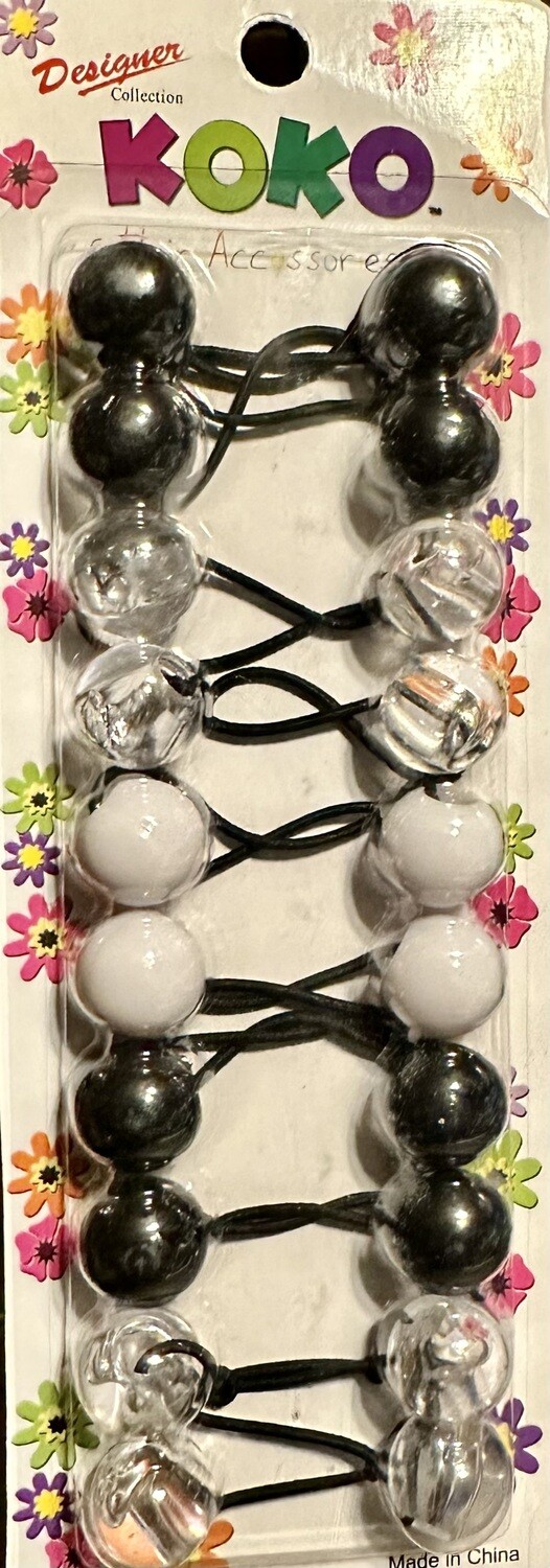 Ballies Black/White/Clear Mix 1104
