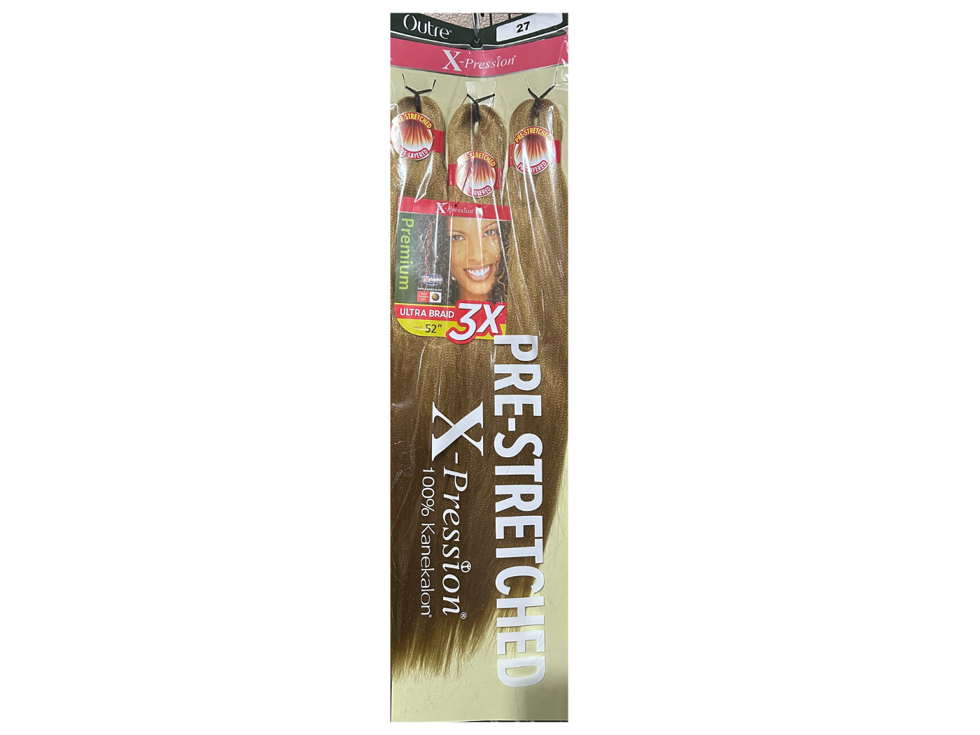 X-Pression Outre 3x 52" Color: 27 (braid length 26”)