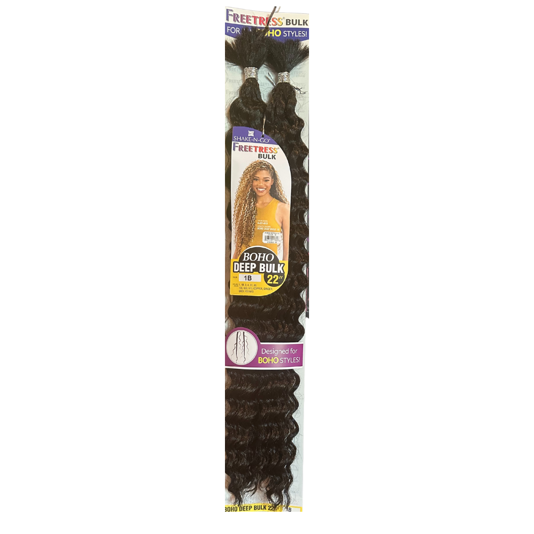 Freetress Boho Deep Bulk 22"-Color:1B
