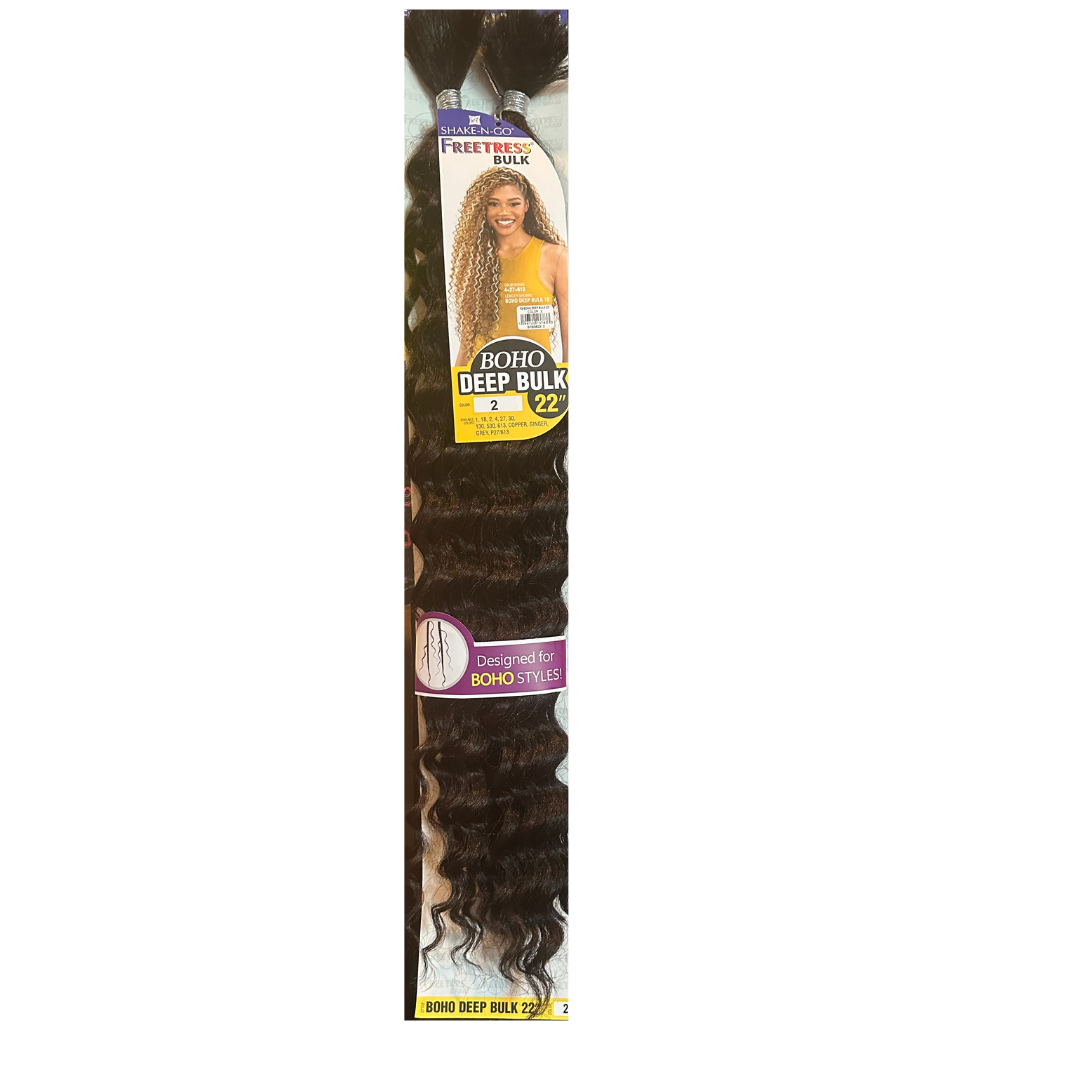 Freetress Boho Deep Bulk 22"-Color: 2