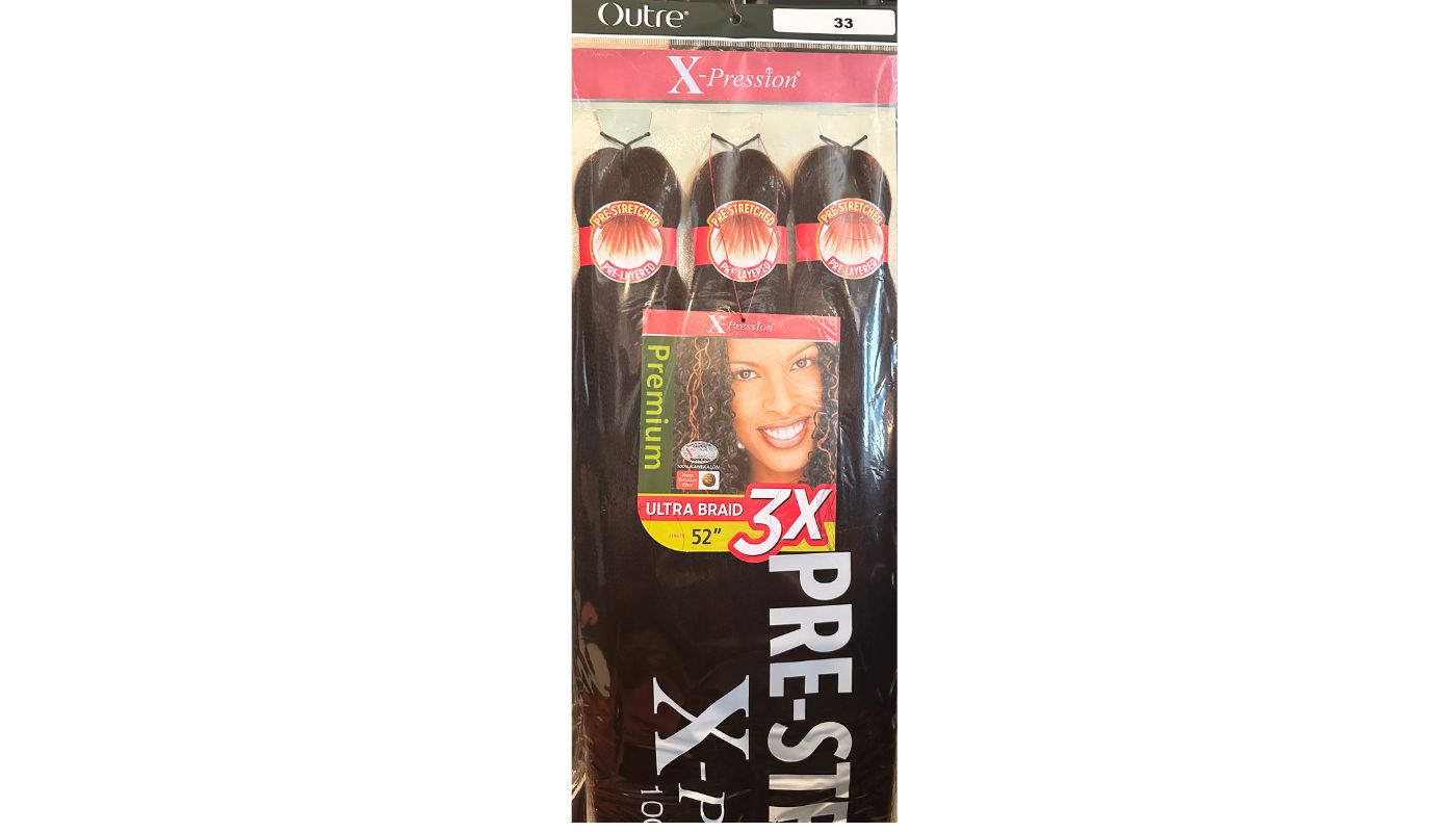 X-Pression Outre 3x 52" Color: 33 (braid length 26”)