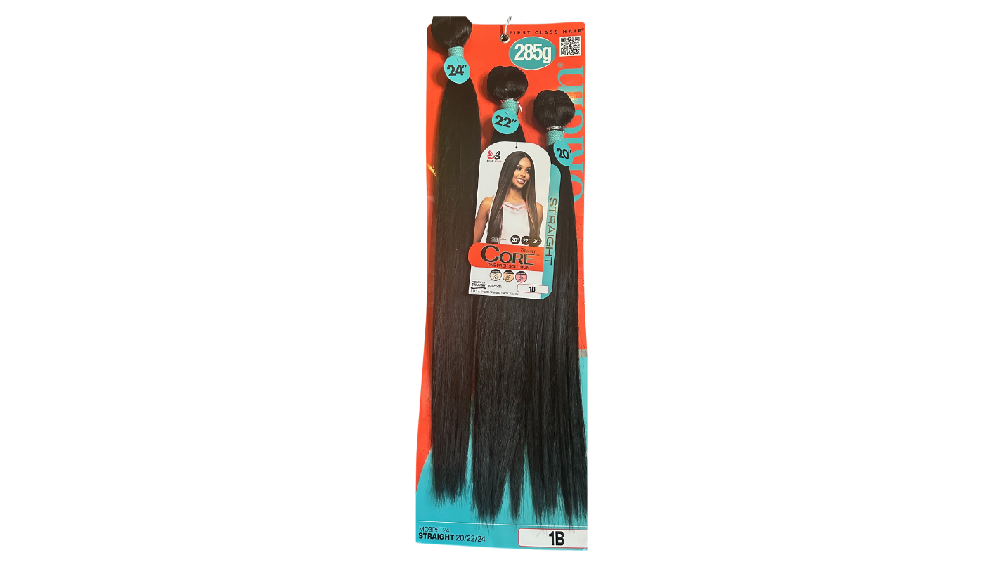 Bobbi Boss Miss Origin CORE 3PCS Straight 20"/22"/24" Color:1B