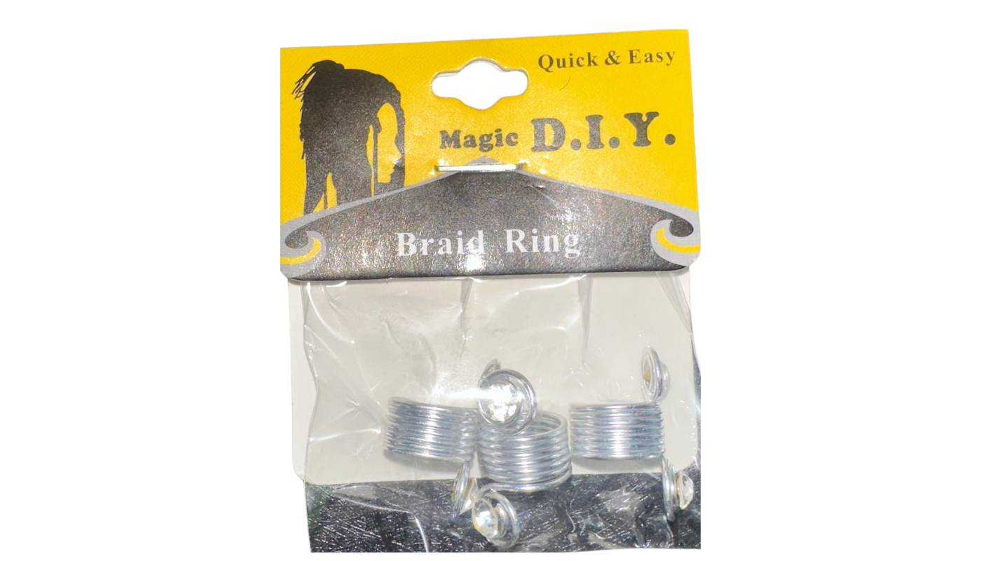 Braid Charm-Spiral Silver