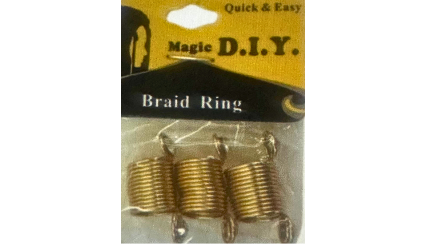 Braid Charm-Spiral Gold