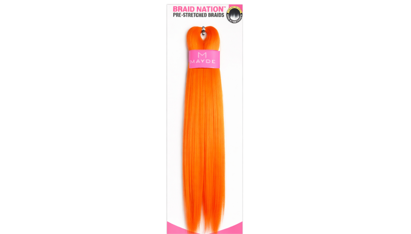 Mayde Beauty 1X BRAID NATION KID 18"-ORANGE