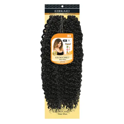 EZCROCHET Water Wave 3X 18"-Color 1b