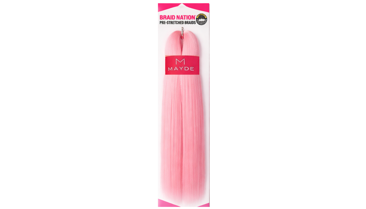 Mayde Beauty 1X BRAID NATION KID 18"-SOFT PINK