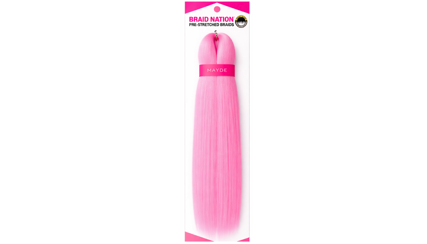 Mayde Beauty 1X BRAID NATION KID 18"- NEON PINK