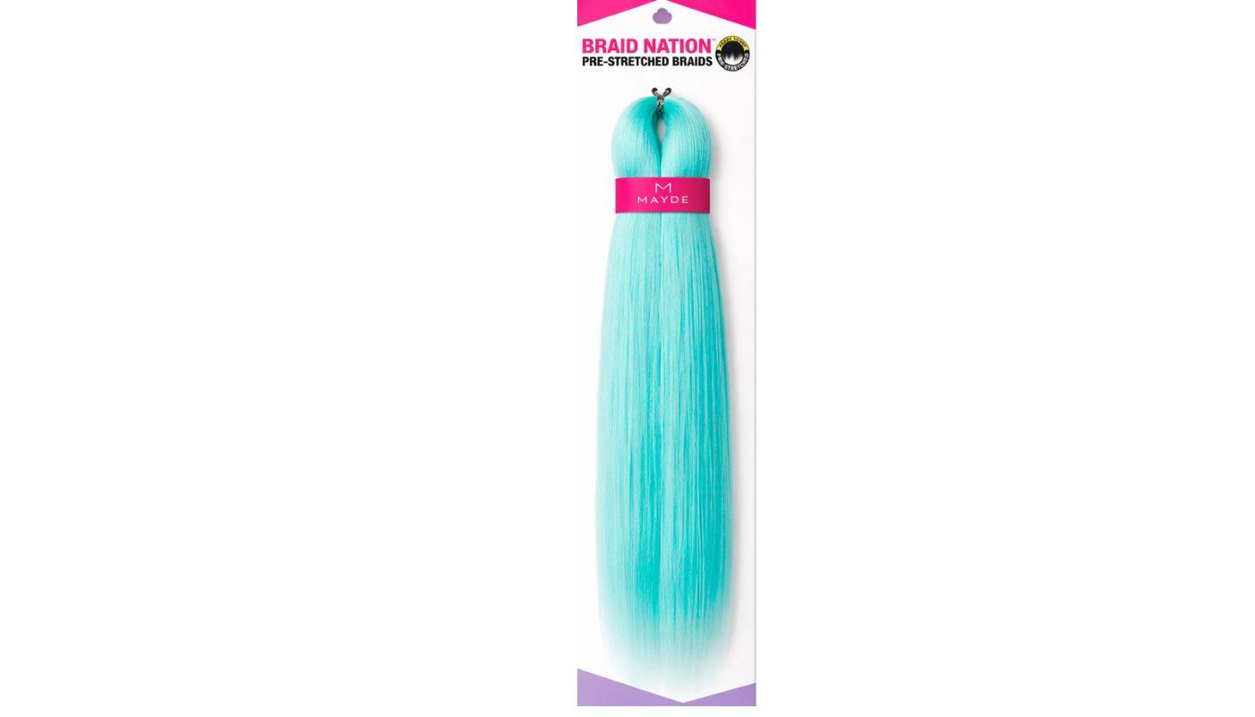 Mayde Beauty 1X BRAID NATION KID 18"-MINTY BLUE