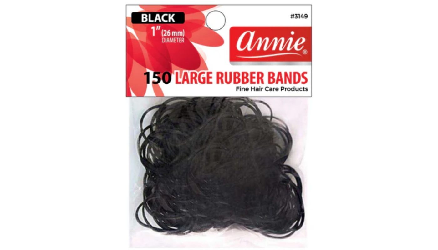 Rubber Bands Large Black 300pcs
