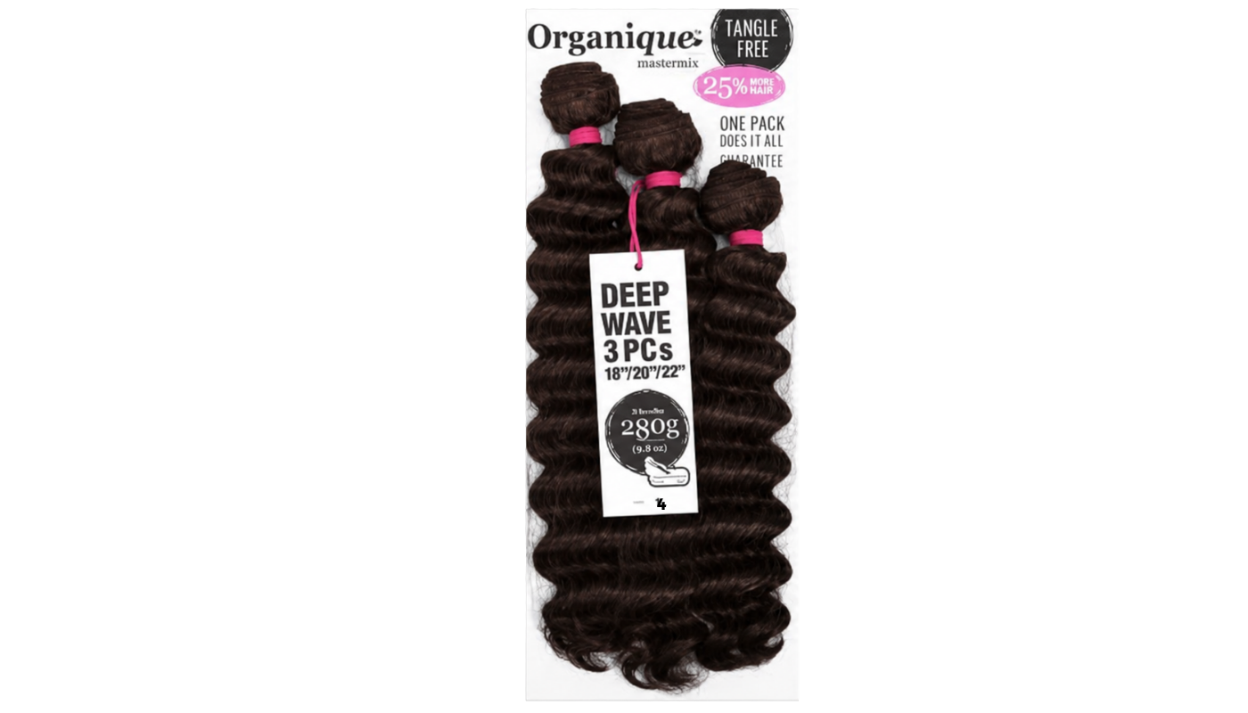 Shake N Go Organique Mastermix 3Pcs Deep Wave 18"20"22" Color:4