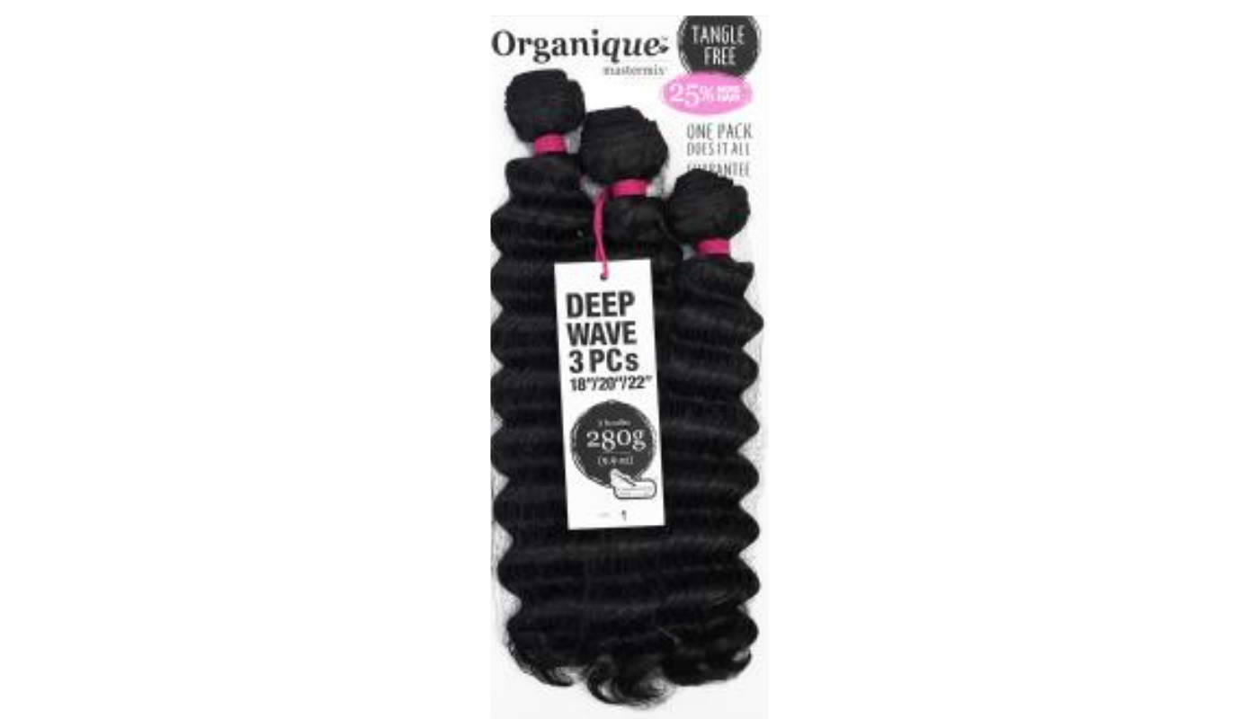 Shake N Go Organique Mastermix 3Pcs Deep Wave 18"20"22" Color:1B
