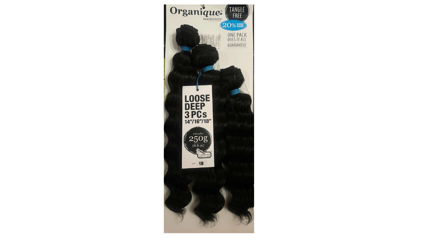 Shake N Go Organique Mastermix 3Pcs Loose Deep 14"/16"/18" Color: 1B