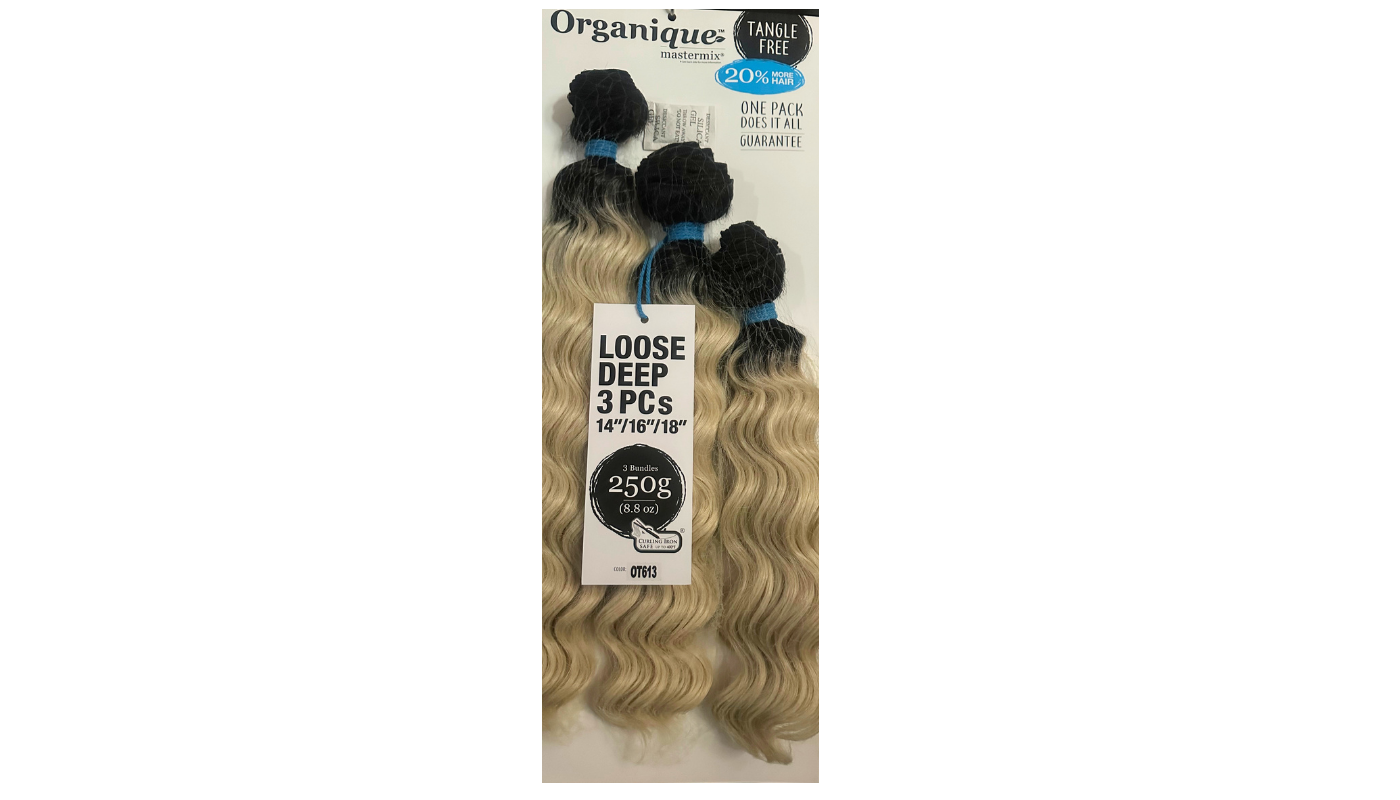 Shake N Go Organique Mastermix 3Pcs Loose Deep 14"/16"/18" Color: Ot613