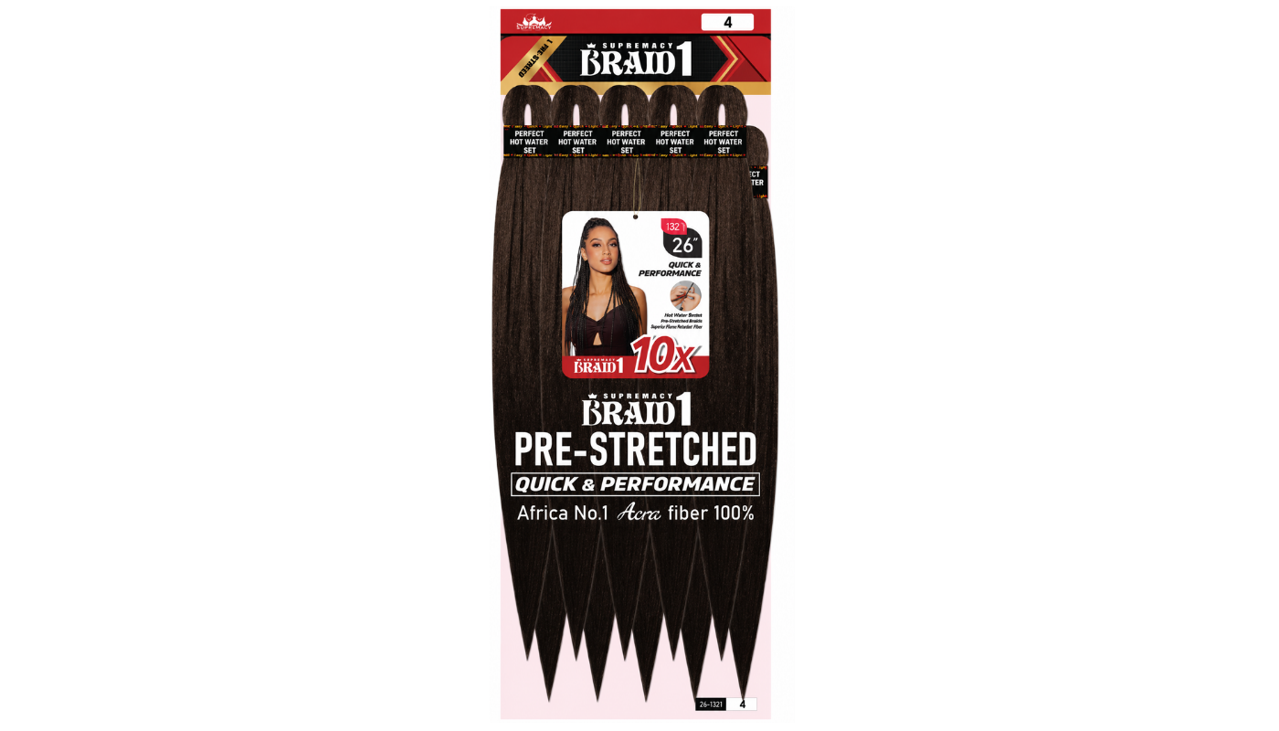BRAID1 Quick &amp; Performance 10X 26"- Color: 4