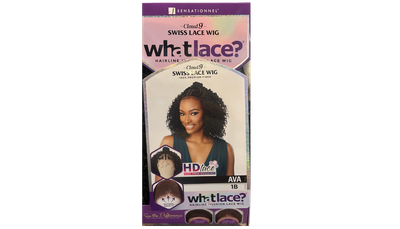 Sensationnel Cloud 9 What Lace Swiss Lace HD 13x6 Front Lace Pre-Braided Wig - AVA Color:1B