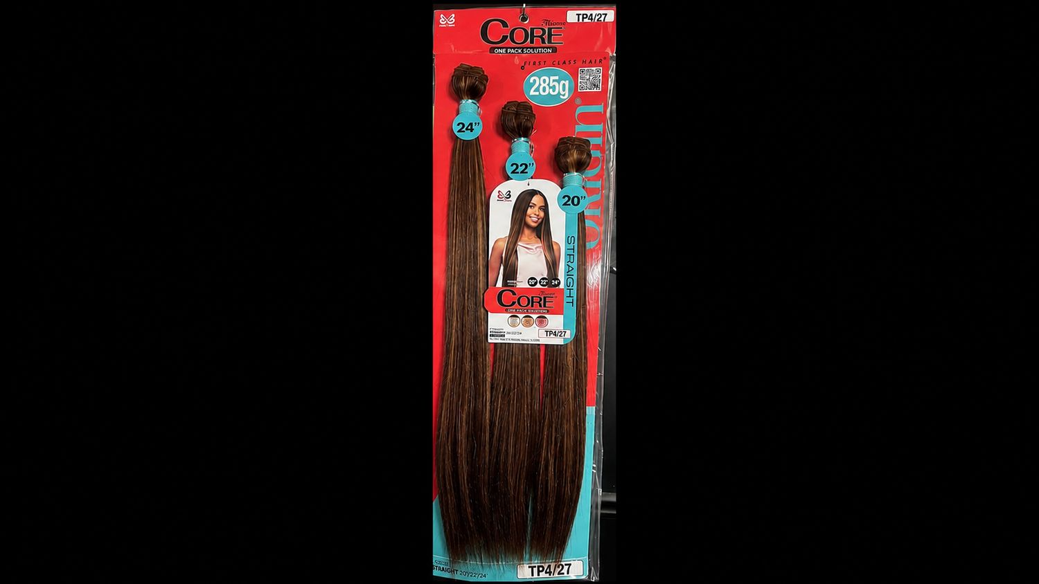 Bobbi Boss Miss Origin CORE 3PCS Straight 20"/22"/24" Color: Tp4/27