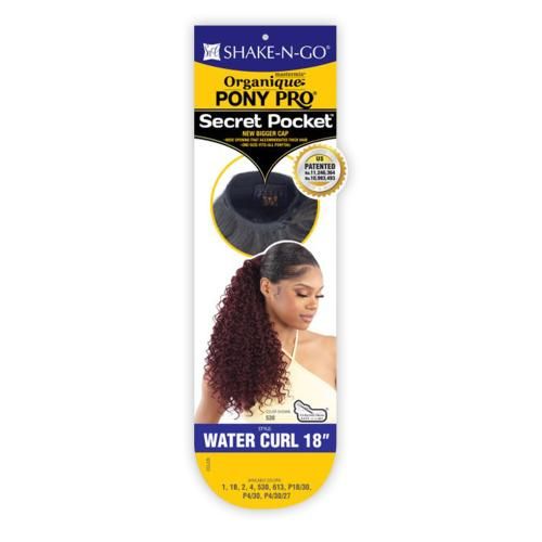 Organique Pony Pro Ponytail Water Curl 18"  Color: 530
