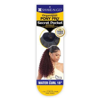 Organique Pony Pro Ponytail Water Curl 18" Color: 530