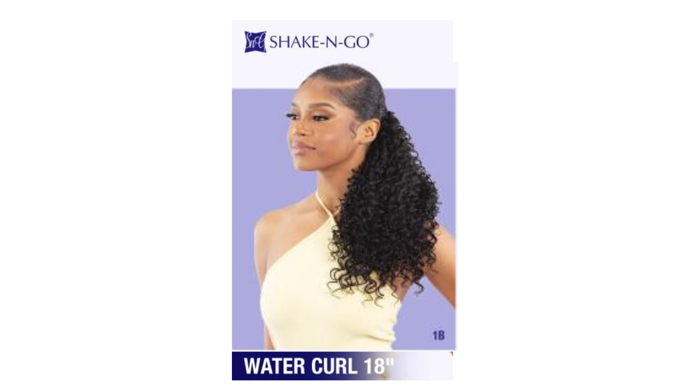 Organique Pony Pro Ponytail Water Curl 18"  Color: 1B