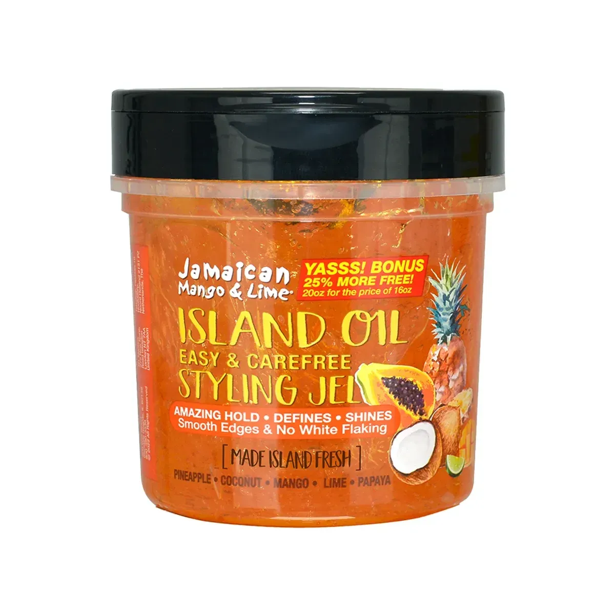 Jamaican Mango &amp; Lime Island Oil Styling Jel 20oz