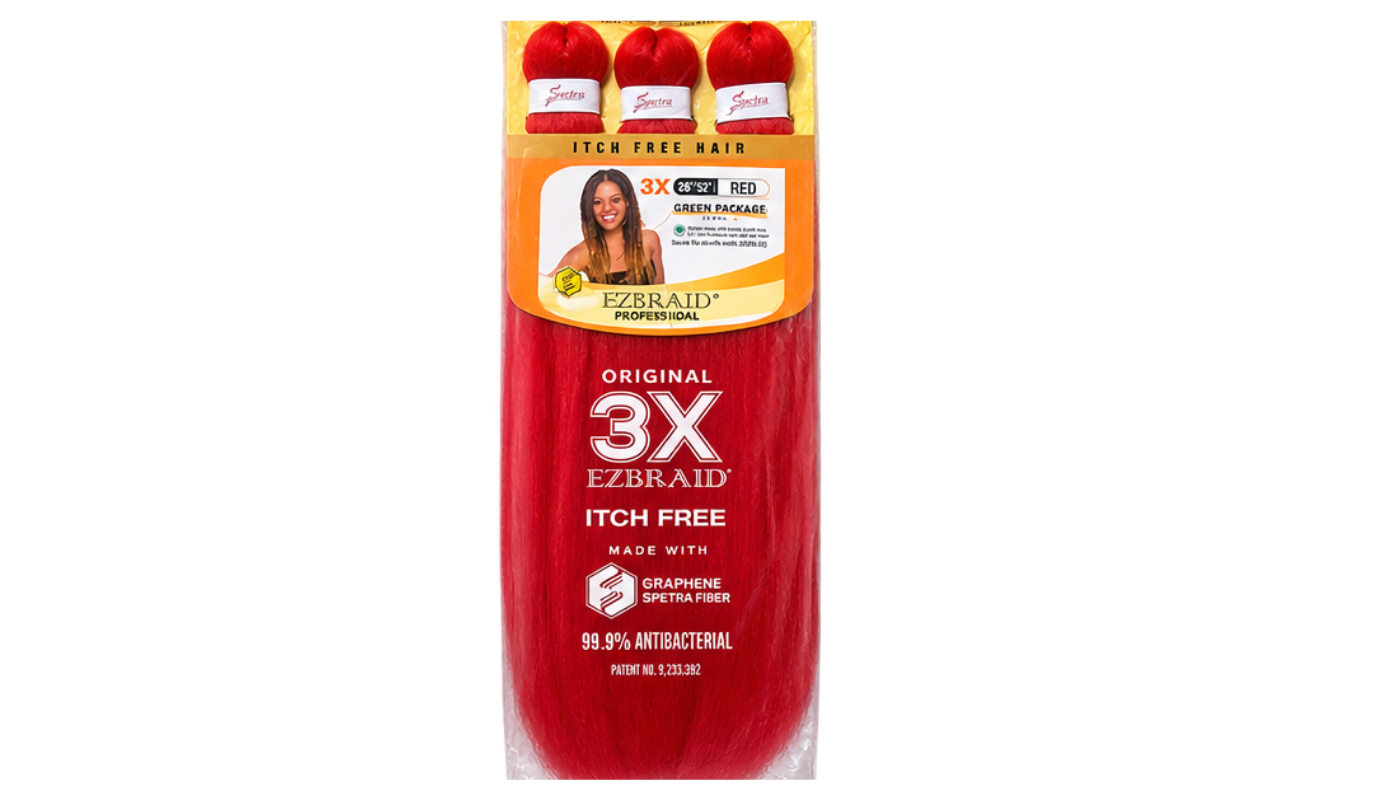EZBRAID-G 26" 3X (Green Package) Color:RED