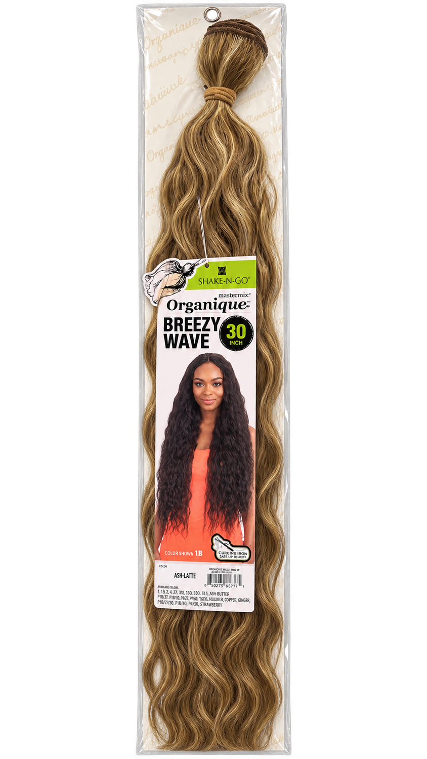 Organique Mastermix Breezy Wave 30"-Color:ASH-LATTE