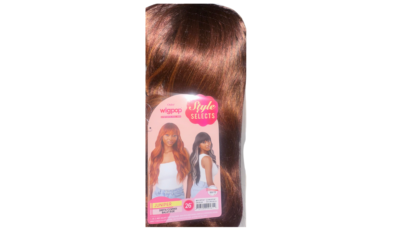 Outre WigPop: Juniper Color: DRFF4/COPPER BALAYAGE