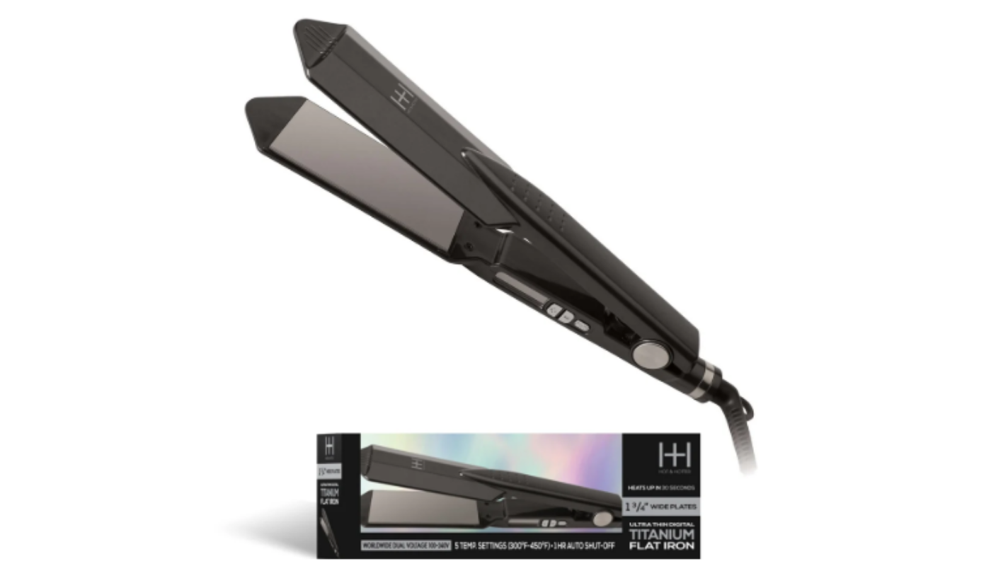 Hot &amp; Hotter Ultra Thin Digital Titanium Flat Iron 1 3/4in