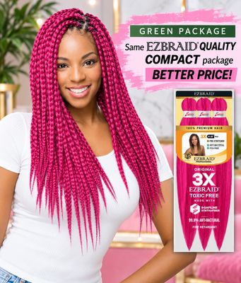 Spetra EZ Braid 3x 20" (Green Pack) Color:Hot Pink