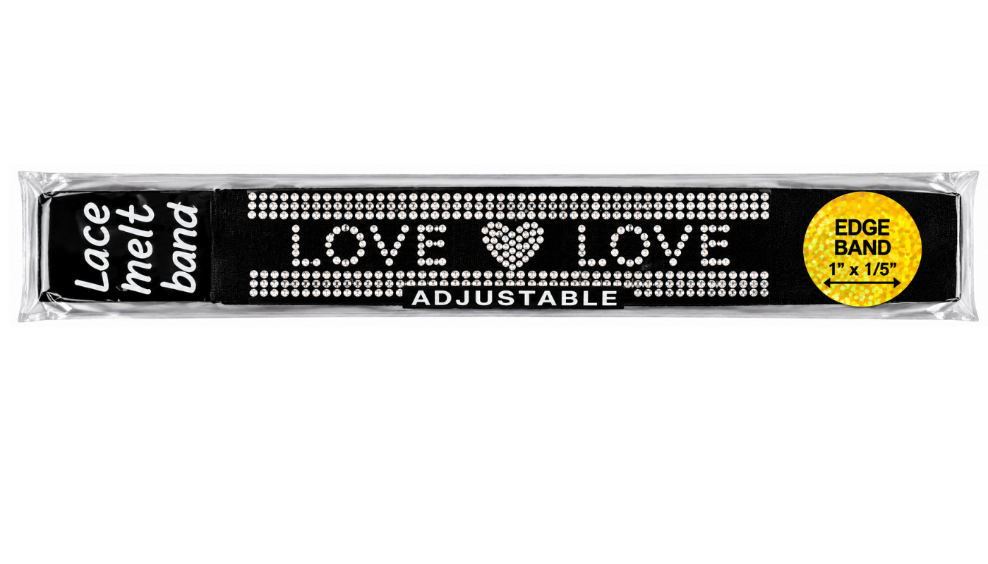 Lace Melt Band-"LOVE" Silver Bling