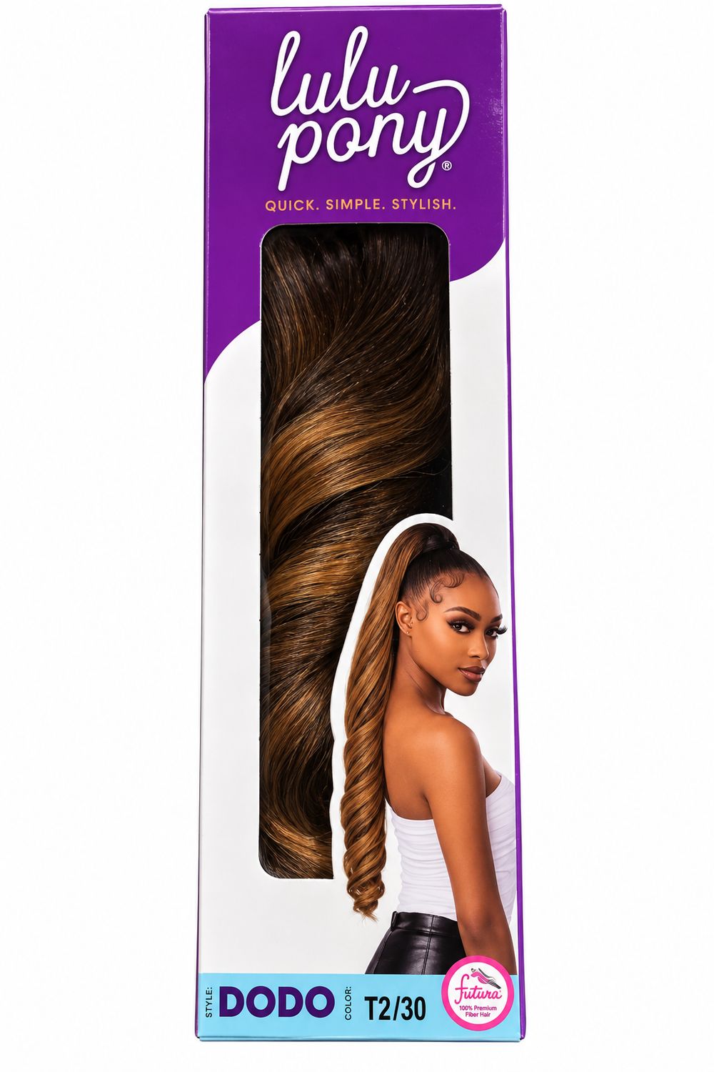 Sensationnel Lulu Pony Synthetic Ponytail-Dodo Color:T2/30