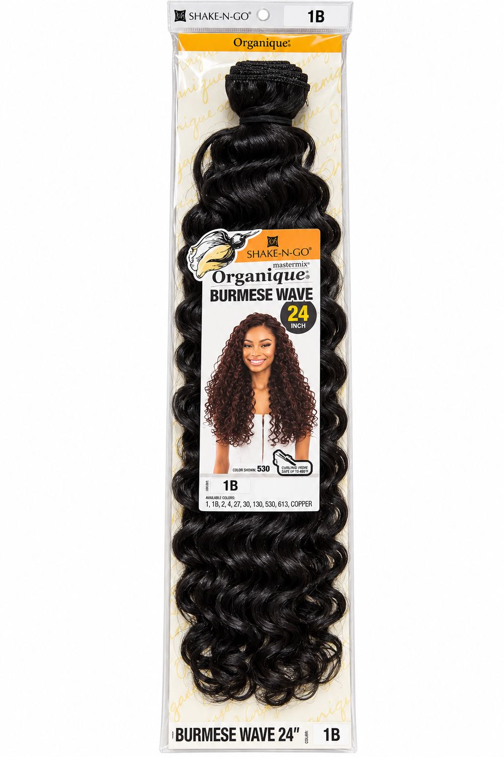 Organique MasterMix Burmese  Wave 24" Color: 1B