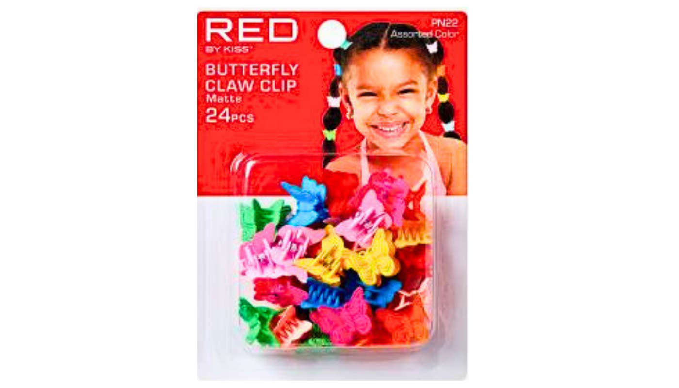 Butterfly Claw Clips-24pcs Color: Primary