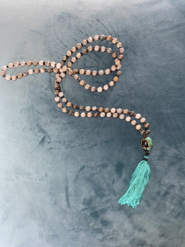Hand Made Reiki Infused Mala Necklace