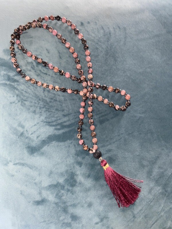 Hand Made Reiki Infused Mala Necklace
