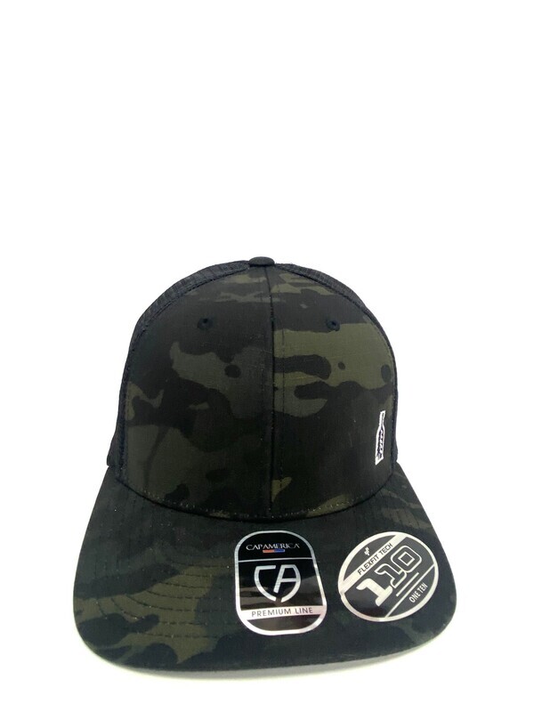 Black Camo Snap Back