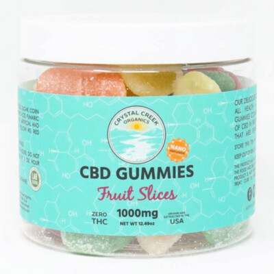 Nano Infused CBD Gummies 1000mg (Fruit Slices)