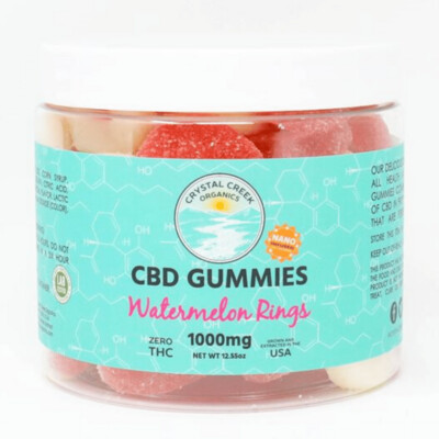 Nano CBD Infused Gummies 1000mg (Watermelon)