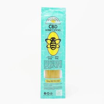 CBD Honey Sticks 5 Pack Isolate (10mg CBD Each) Ws
