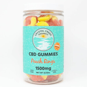 Nano Infused Gummies - 1500mg of CBD (Peach Flavored)
