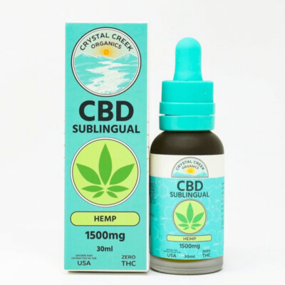 1500mg CBD Hemp Oil Sublingual