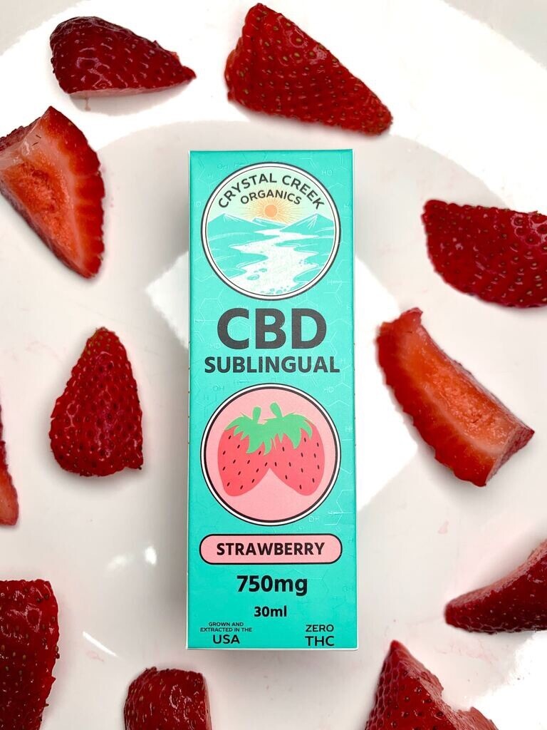 750mg CBD Strawberry Sublingual