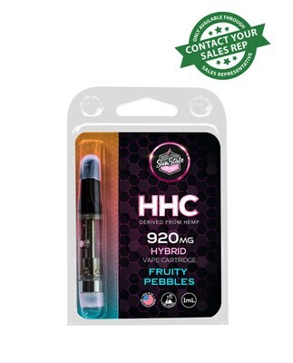 HHC CARTRIDGE - HYBRID - FRUITY PEBBLES 1ML 920MG HHC CARTRIDGE - HYBRID - FRUITY PEBBLES 1ML 920MG