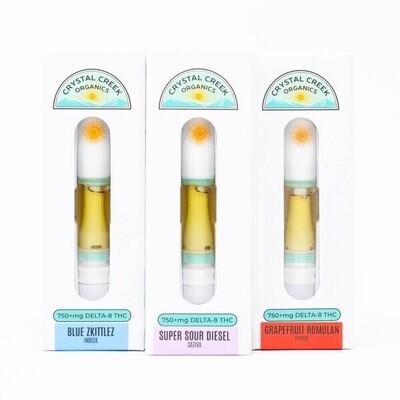 NEW FLAVORS D8)  750mg Vape Cartridges (24 Strains to Choose From)