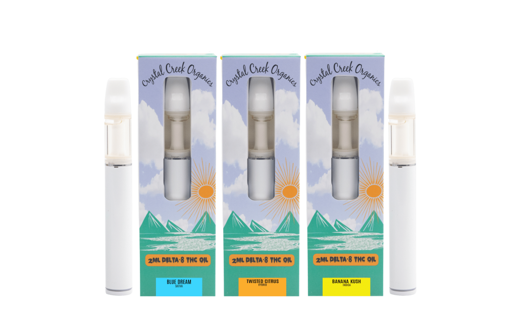 2ml Delta-8 Disposable Vapes - Fully Ceramic! (24 Different Strains) - Crystal Creek Organics 2ml Delta-8 Disposable Vapes - Fully Ceramic! (24 Different Strains) - Crystal Creek Organics